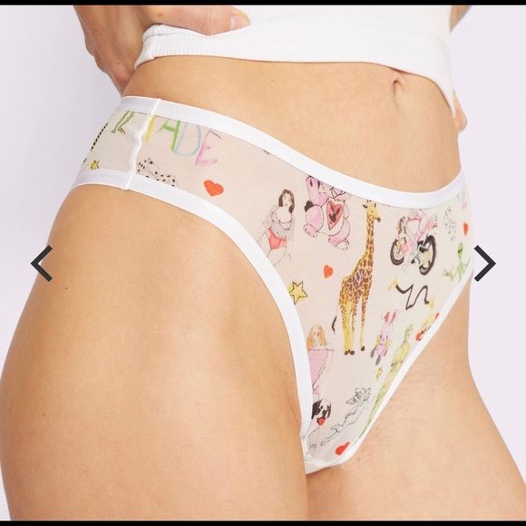 Limited Edition PARADE Summer Doodle Lingerie Set - Picture 5 of 6